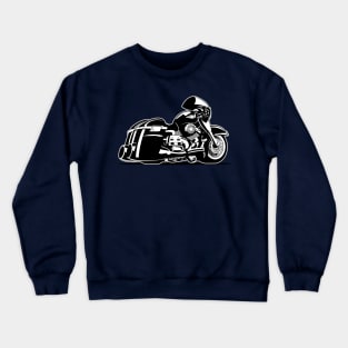 Cartoon Motorcycle Crewneck Sweatshirt